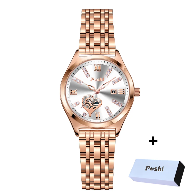 ساعة يد نسائية كوارتز بوشي