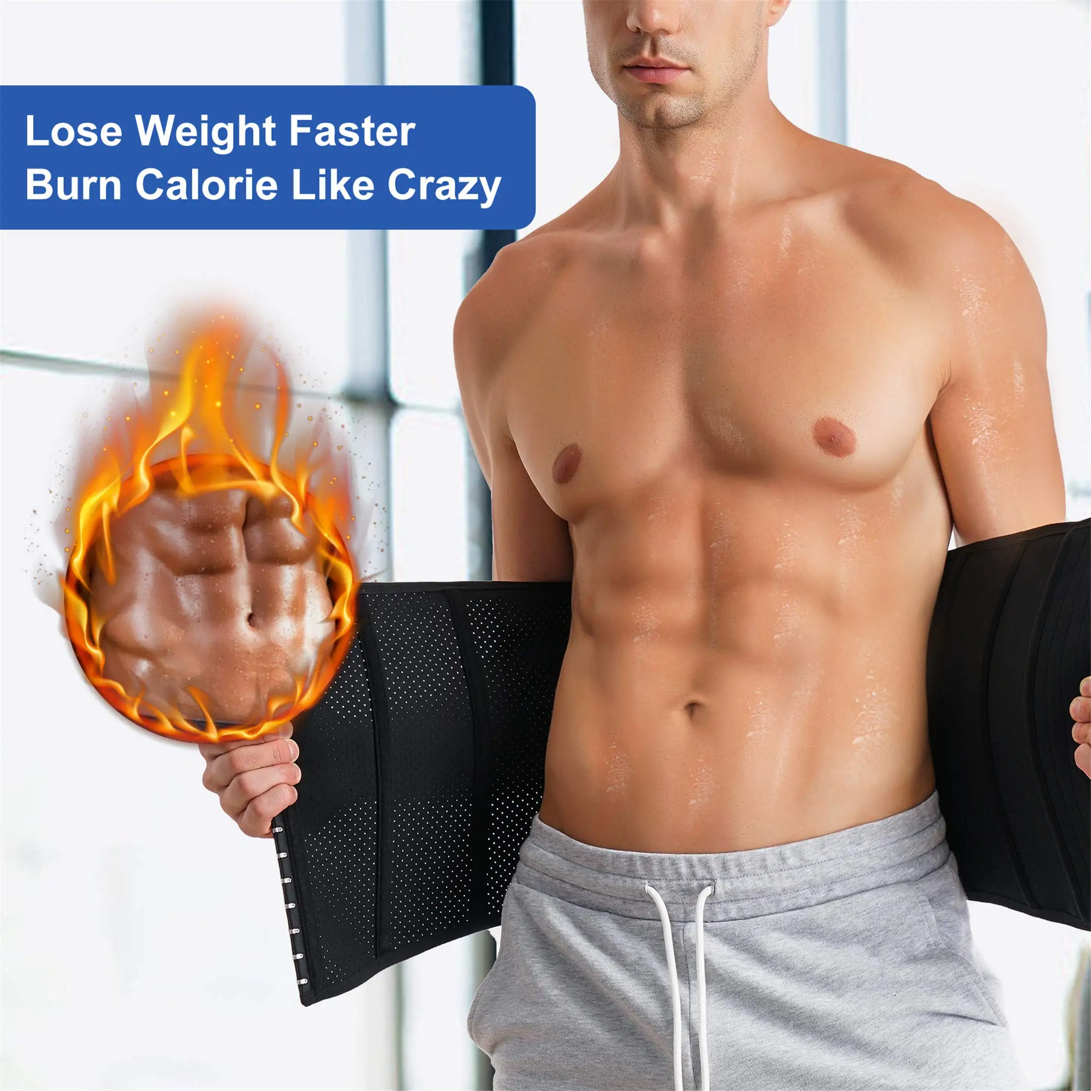 Men shapewearWaist Trainer Slimming Body Shaper Belt Support Underwear Sweat Corset Loss Lose Weight Waist Trimmer Belt Workout 3 Men shapewearWaist Trainer Slimming Body Shaper Belt Support Underwear Sweat Corset Loss Lose Weight Waist Trimmer Belt Workout 3
