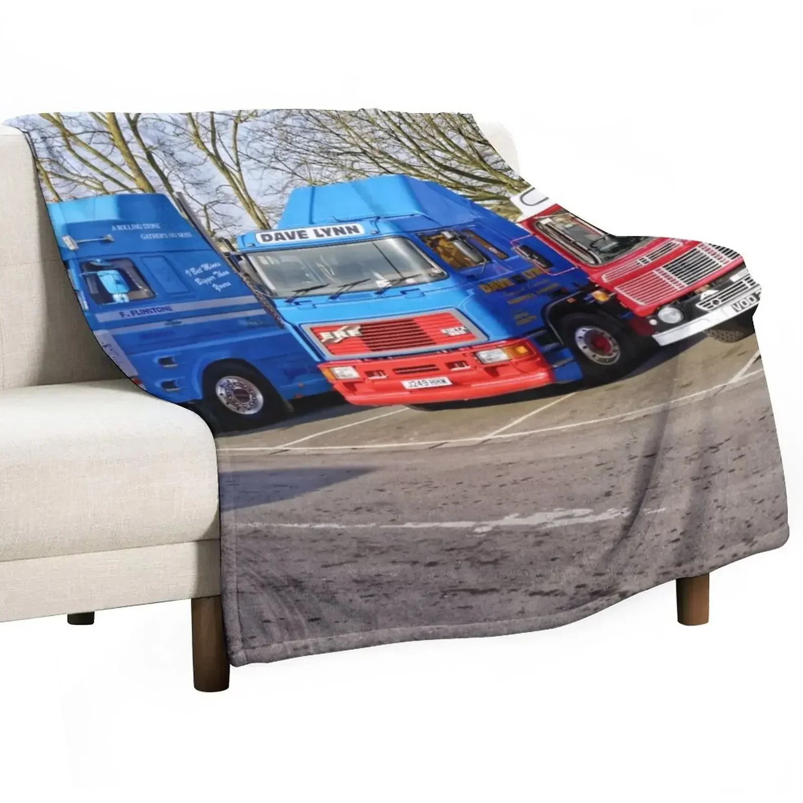 

Classic Commercial Lorries Throw Blanket Blankets Sofas Of Decoration Blankets