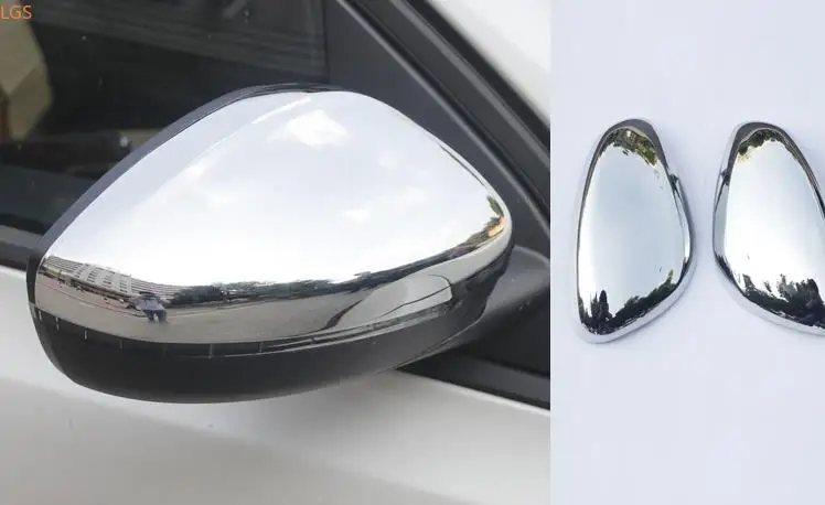 

For Peugeot 308 2012-2018 High-quality ABS Chrome rearview mirror decoration cover anti-rub protection car accessories Q