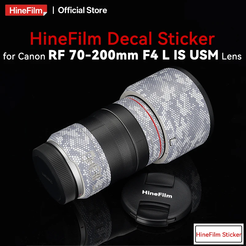 Hinefilm Skin for Canon RF70-200mm F4 L IS USM Lens Sticker for Canon ...