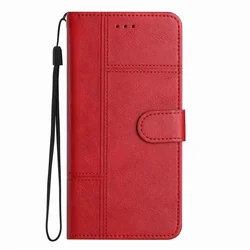 Premium Business Phone Wallet Cover - Elegant Protective Case with Enhanced Functionality - Galaxy A54 5G (Red DB)