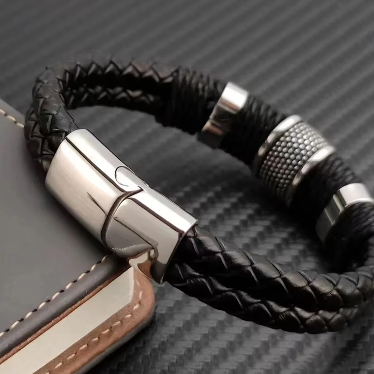 Bracciale Doppio Giro Da Uomo – Pelletteria Massi - Foto 7