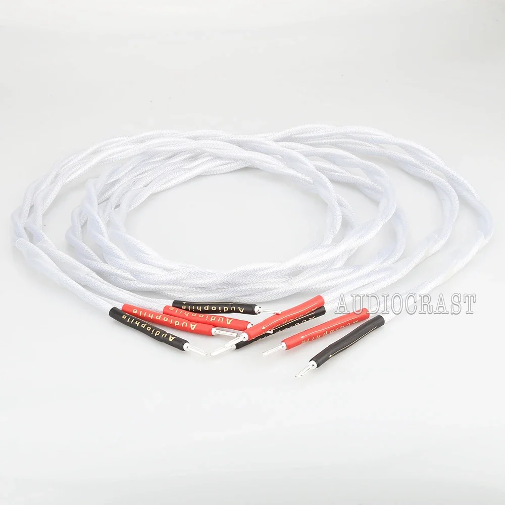AudiocrastHIEnd5NSilverPlatedHIFISpeakerCableAudiophile