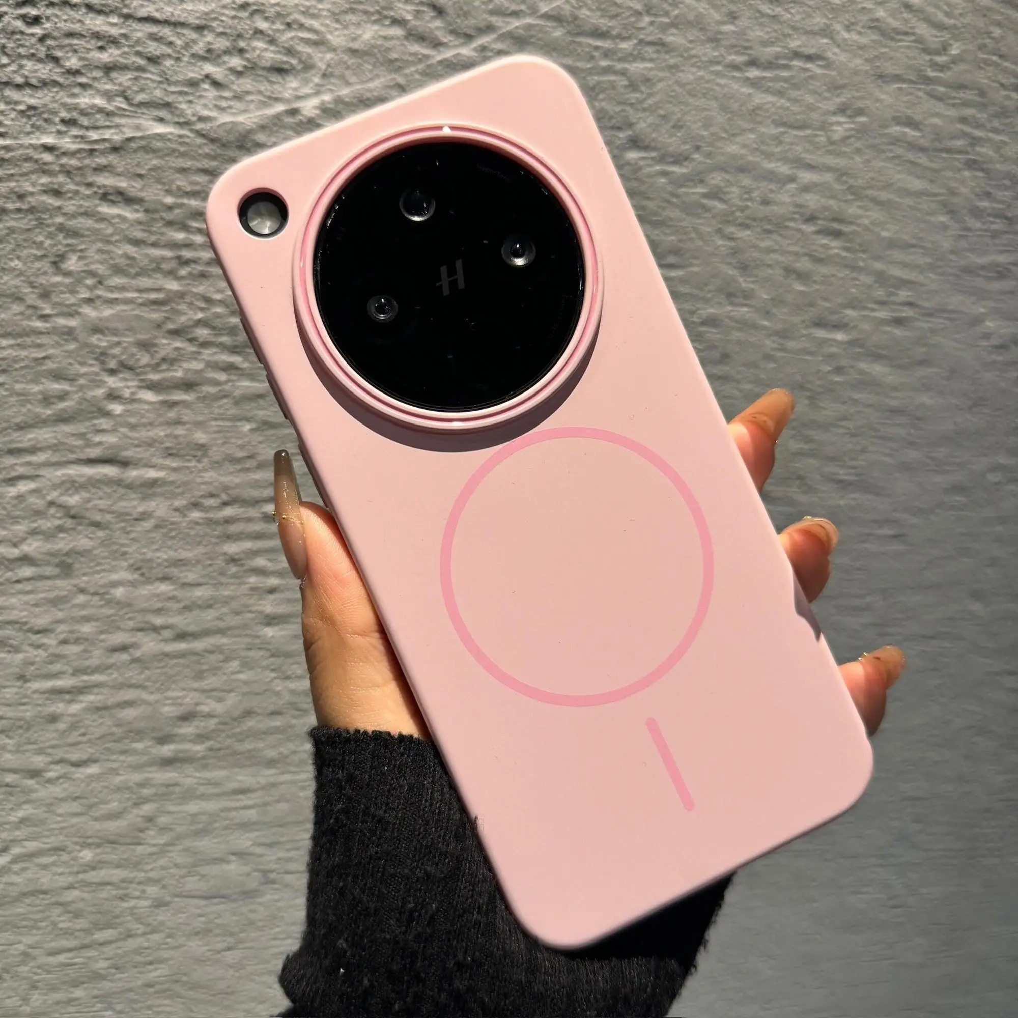 Sleek and Soft Magnetic PC Skin-Friendly Drop-Proof Phone Case