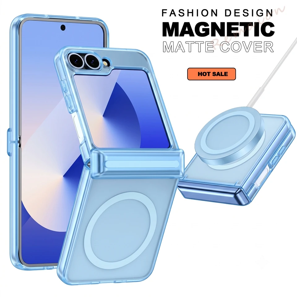 Magnetic Matte Shockproof Phone Case with Magsafe