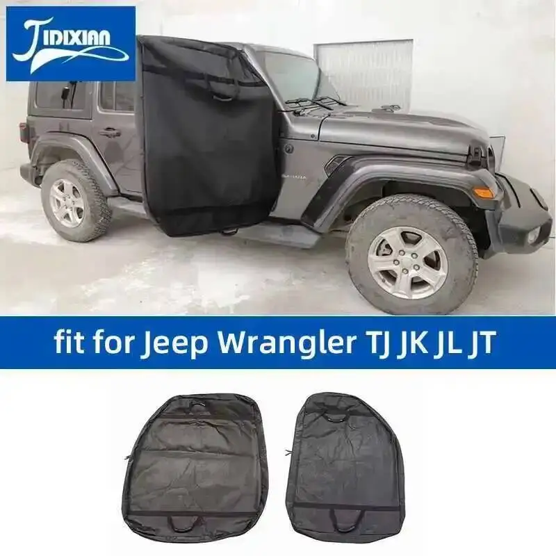 지프 랭글러 TJ JK JL 1997년식 이후, 글래디에이터 JT 2018 2019 2020 2021 2022 2023 2024 2025년식 차량용 도어 수납 가방 (JIDIXIAN)