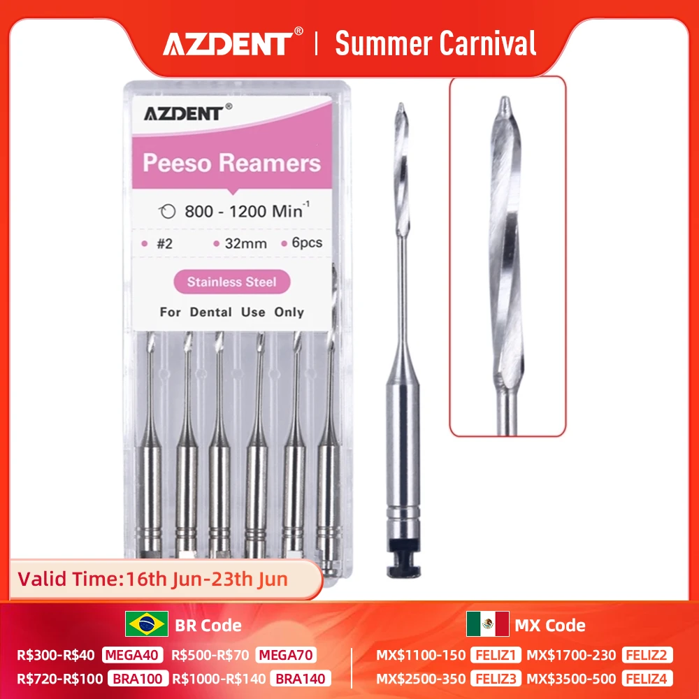 AZDENT Dental Endo Niti File Primario Canale Radice Endodontico - Foto 11