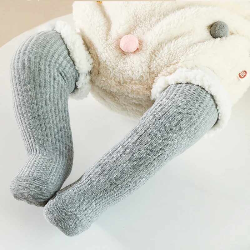 

Носки теплые зимние Нескользящие, выше колена, для мальчиков и девочек