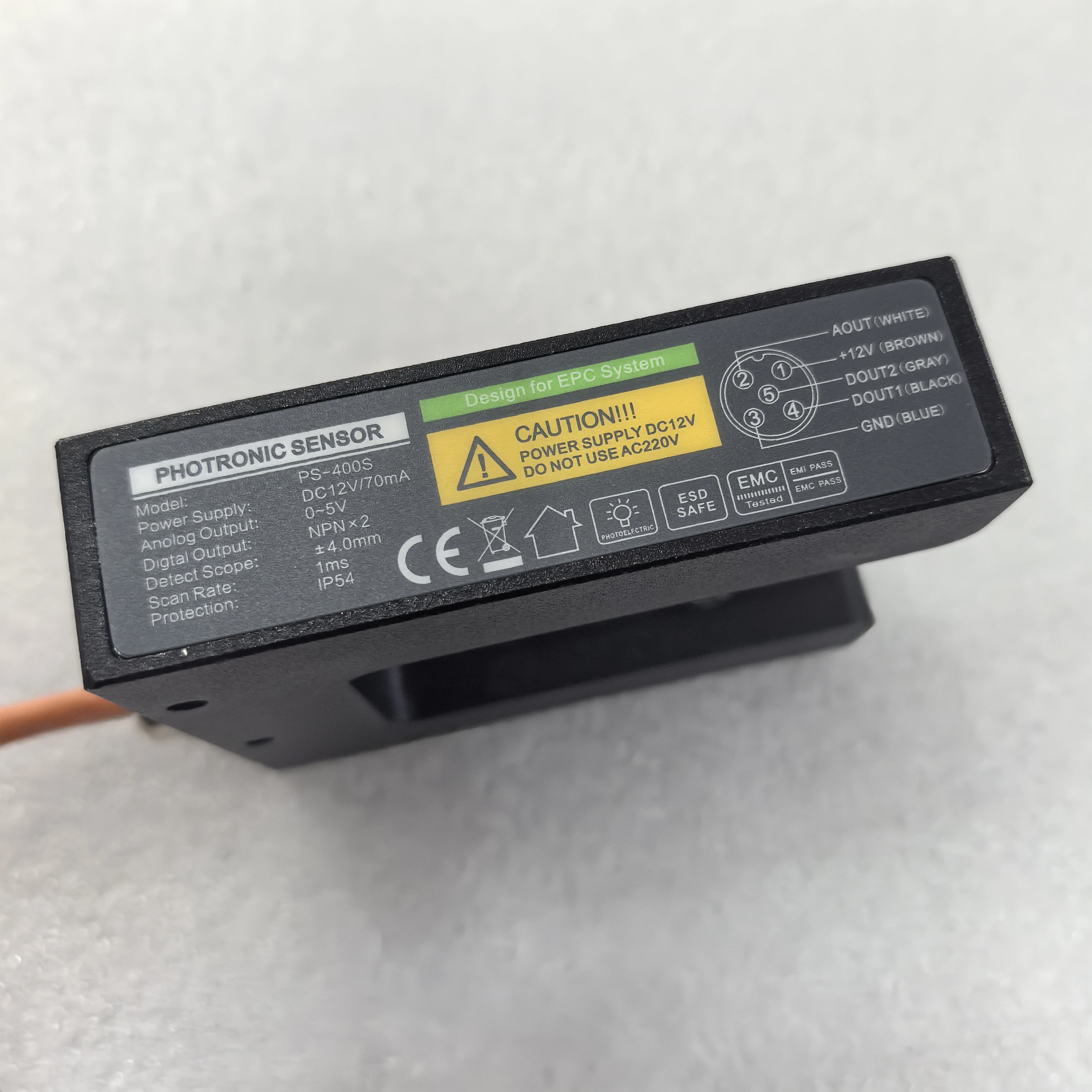Edge photoelecrict Sensor including Cable PS-400S Use for EPC / LPC system detail image 4