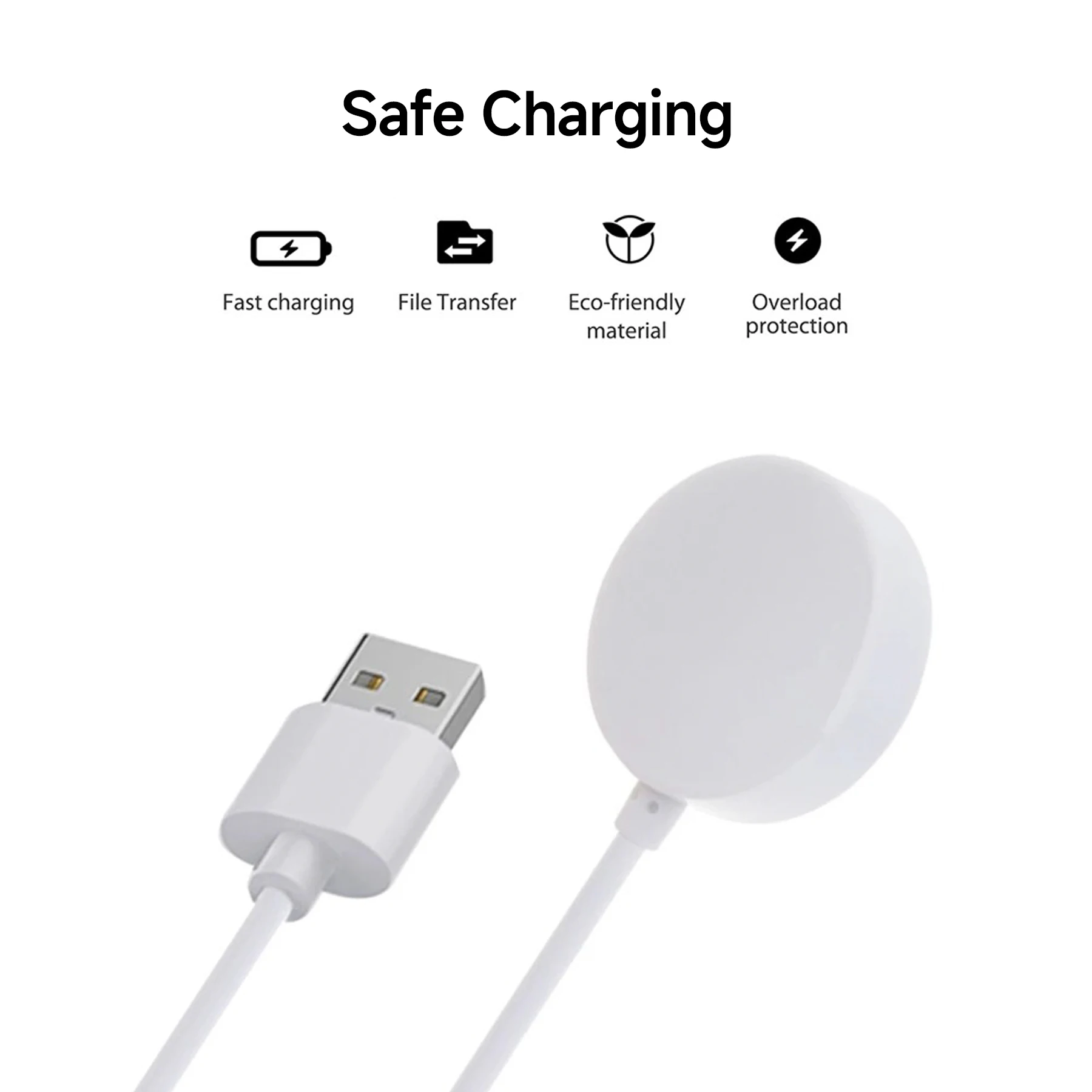 S8 Pro/DT3/S8 PRO MAX/S7 Pro/DT7용 자기 충전 케이블, 여러 스마트워치 모델용 범용 무선 충전기, 5V/1A