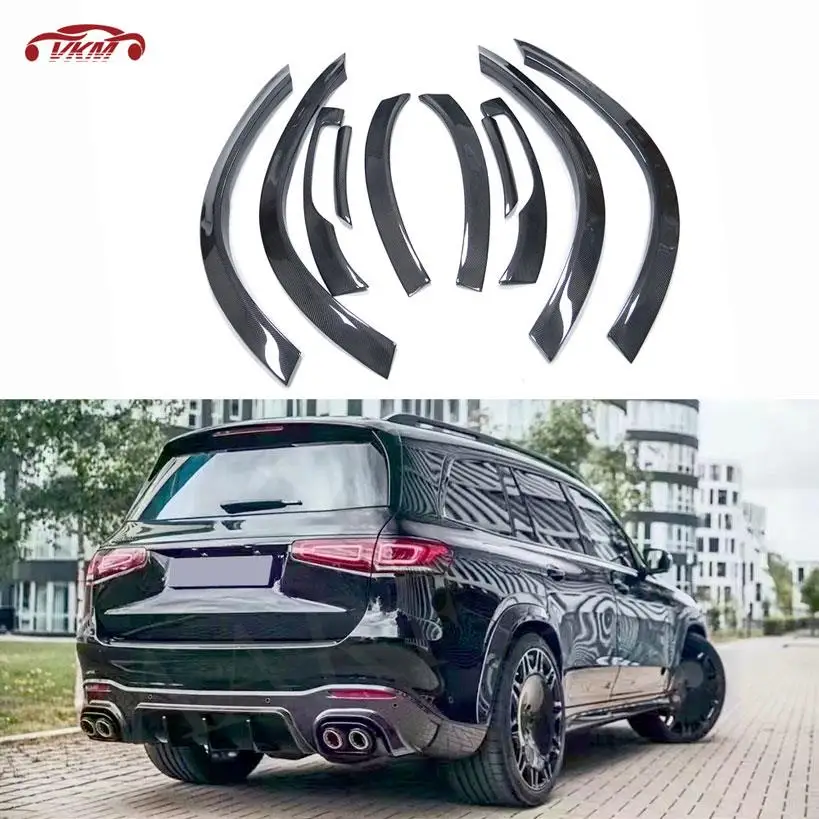 

Carbon Fiber Car Wheel Fender Covers Arch Side Fender Flares Mudguard for Benz GLE Class W167 GLE SUV 2020+ Body kit Accessories