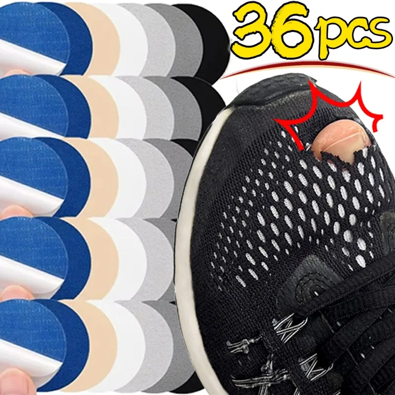 6/36Pcs Heel Wear Repair Shoe Patch Stickers Unisex Anti-Wear Heel Foot Care Tools Foot Care Pad Inserts Sneakers Protector