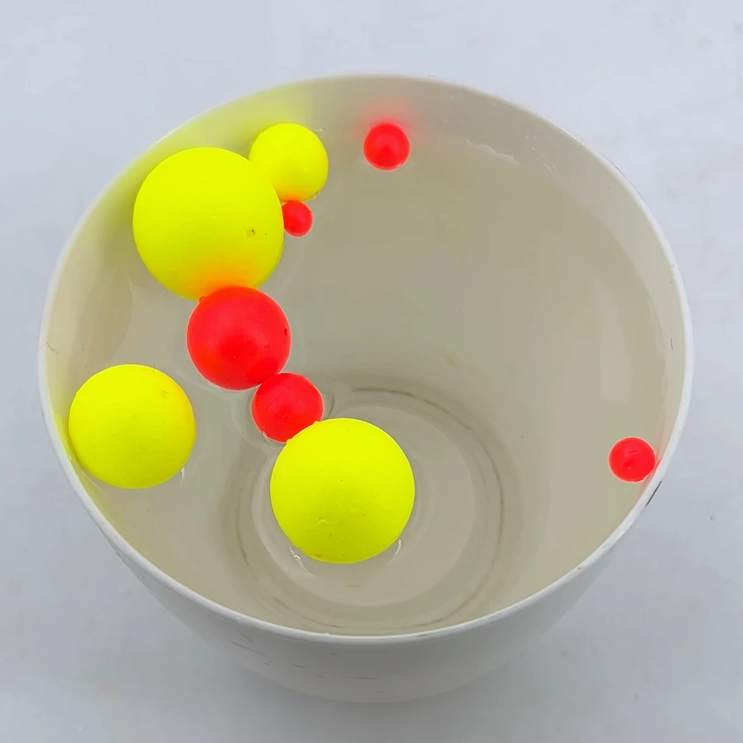 Perles flottantes en mousse Bimoo 100 pièces pour montages de pêche en mer et eau douce