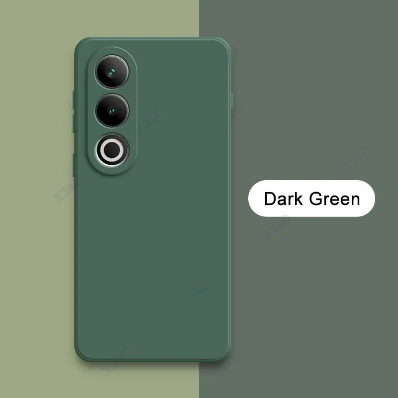 Premium Square Liquid Silicone Shockproof Phone Case - Ultra Protective Soft Armor Cover