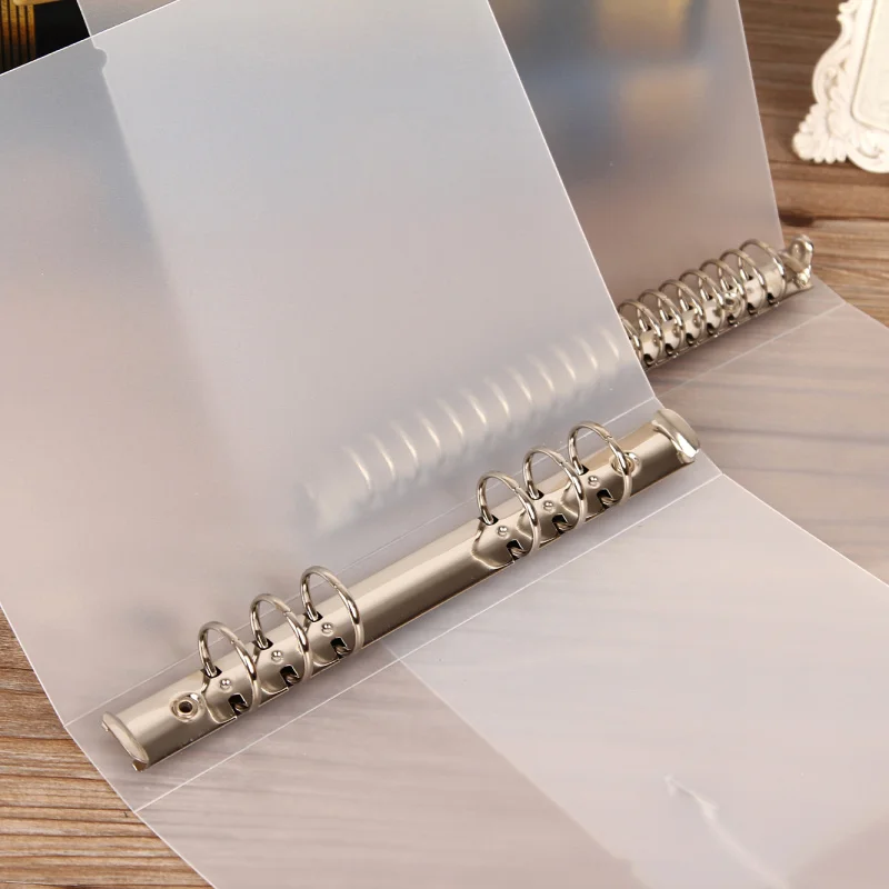 A4 A5 A6 A7 B5 Transparent Scrub Loose Leaf PP Inner Core Cover Note Book Ring Binder Journal Planner Student Stationery Office