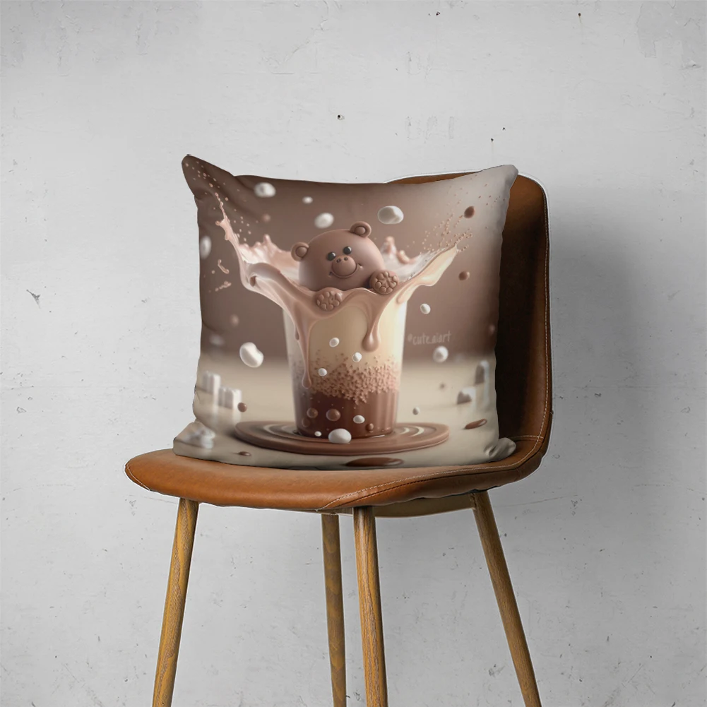 

CUTE AI PILLOW 082 Customizable Bedroom Bed Sofa Hotel Car Lumbar Pillow Fashion Decorative Pillow Cover