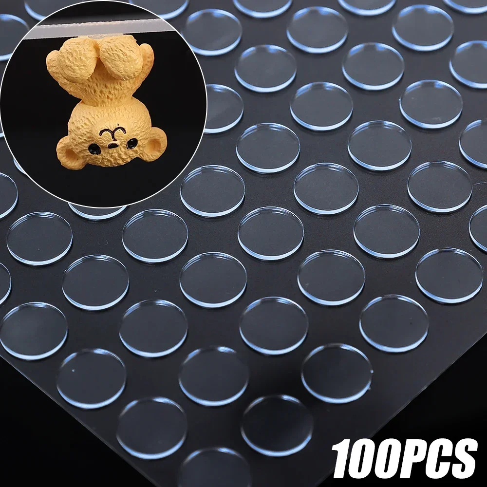 1000pcs Double Sided Gel Glue Pads Self Adhesive Dots