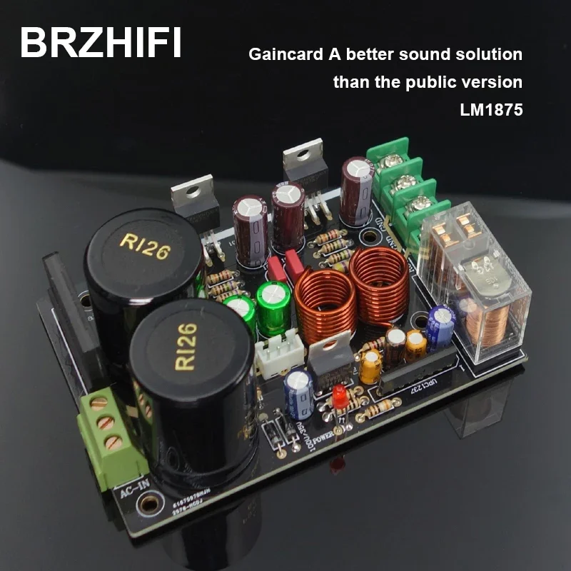 

BRZHIFI Audio CG Version LM1875 Amplifier Board Kit Lower Distortion and More Resistant to Hearing Version