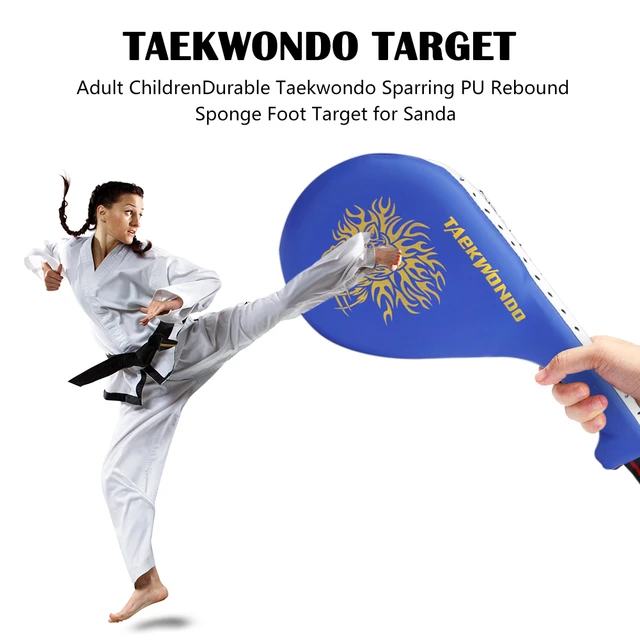 melodrama fugtighed Klinik Taekwondo Boxing Training Pads Karate Punch Rebound Sponge Foot Target  Durable Children Kick Training Pad Boxing Accessories - AliExpress