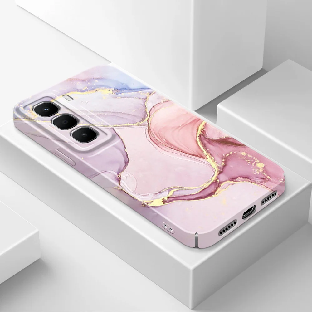 Luxurious Gold Marble Hard Cover Phone Case
