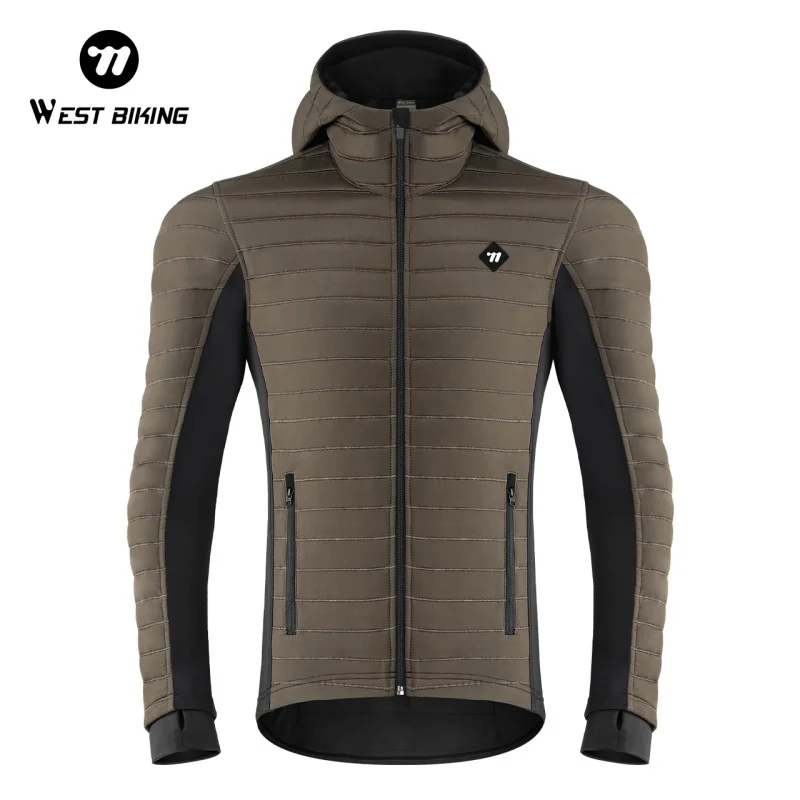 سترة جيرسي دافئة لركوب الدراجات من WEST BIKING خفي...