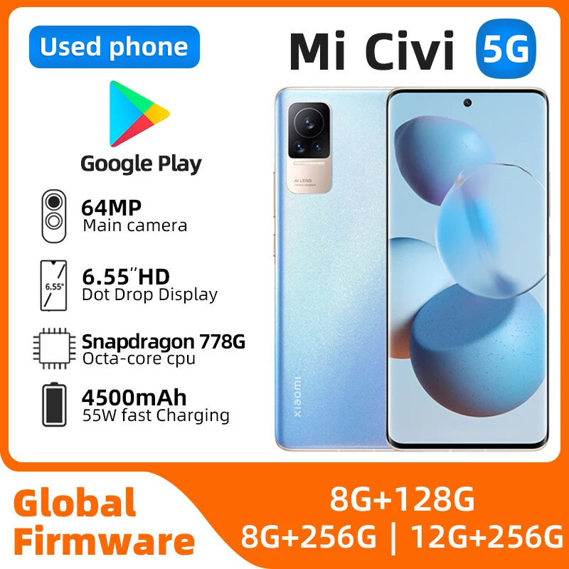 ANDROID - 【しおしお】xiaomi civi 5g SIMフリー) シャオミ Xiaomi Civi 3 5G デュアルSIM 256GB