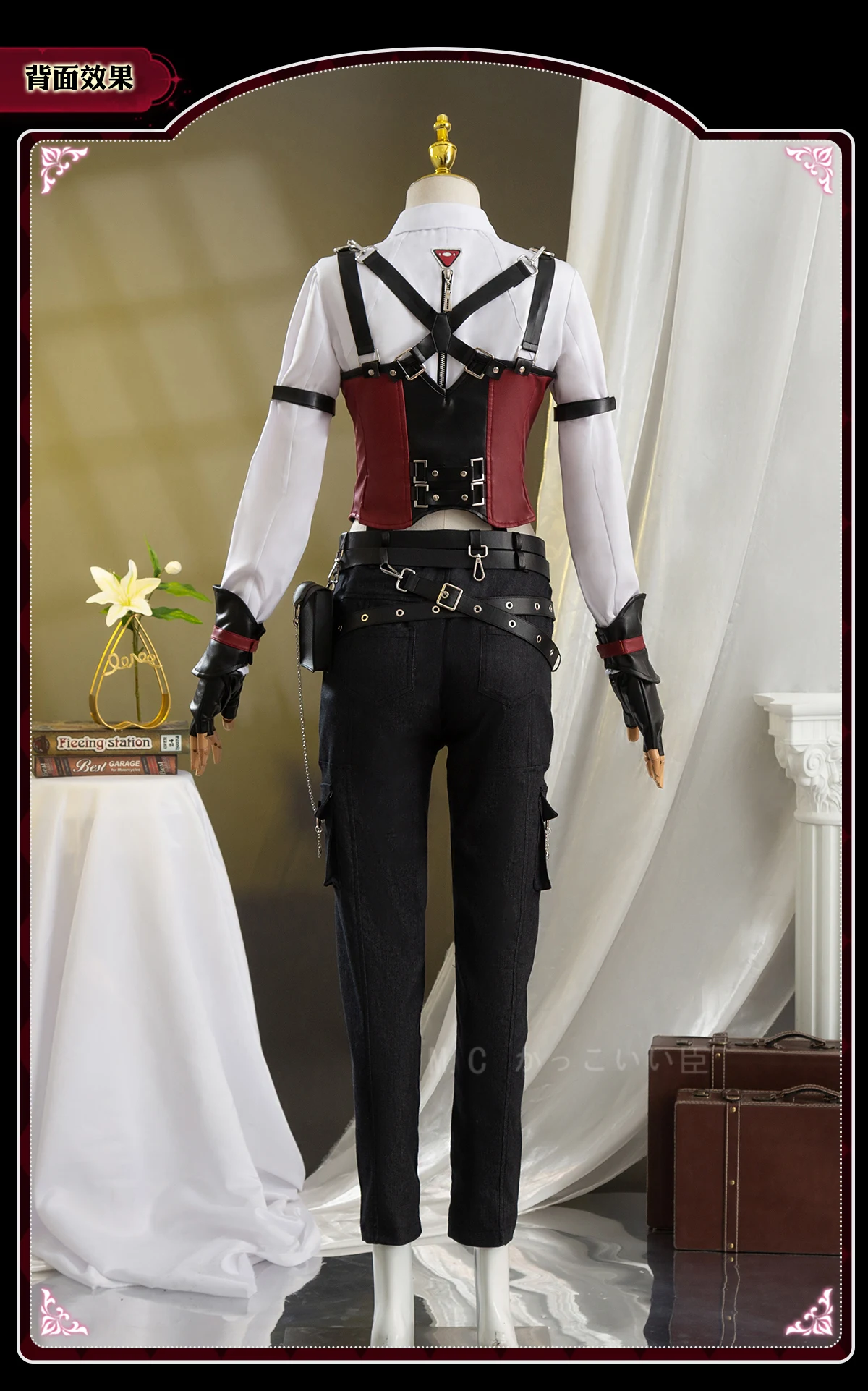 Game Love and Deepspace Heroines Cosplay Costume Wig Deepspace Hunter Uniform Women Girls Halloween Party Role Play Outfit Prop Deepspace Heroines Cosplay Wig & Hunter Uniform Halloween Party Outfit 39 Game Love and Deepspace Heroines Cosplay Costume Wig Deepspace Hunter Uniform Women Girls Halloween Party Role Play Outfit Prop Deepspace Heroines Cosplay Wig & Hunter Uniform Halloween Party Outfit 28