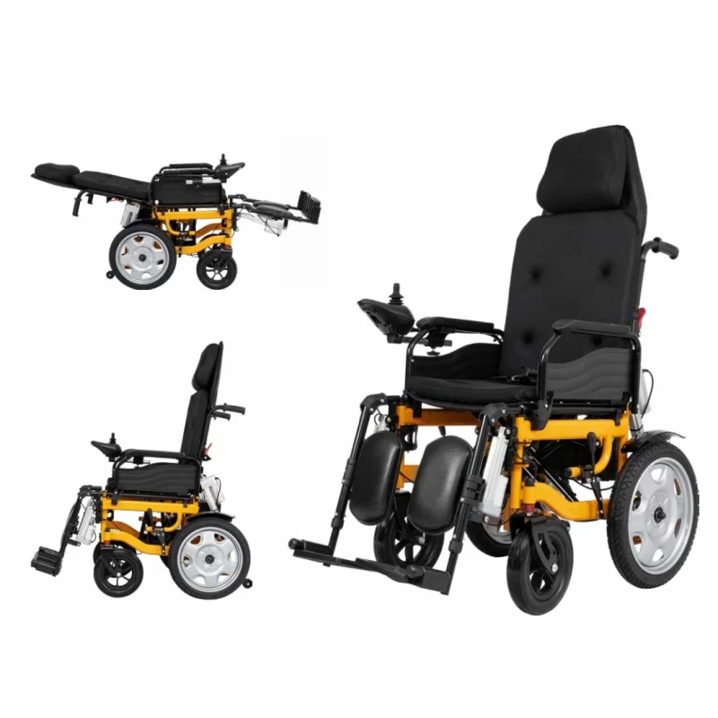 Automatic Lie Down Electric Wheelchair Foldable For The Disable And The Elderly