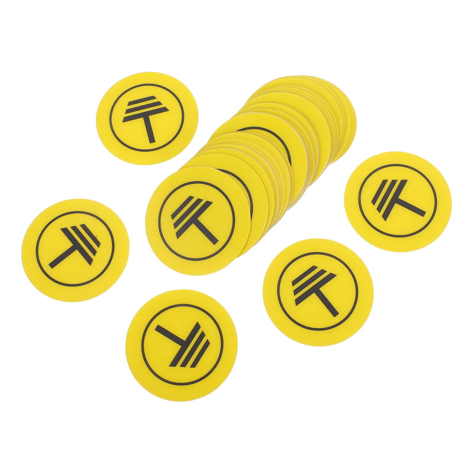 50 Pcs Grounding Alert Signs Electric Warning Signs Wire Tags Labels Traffic Signal Roadway Safety Power Cord Monitor Grounding