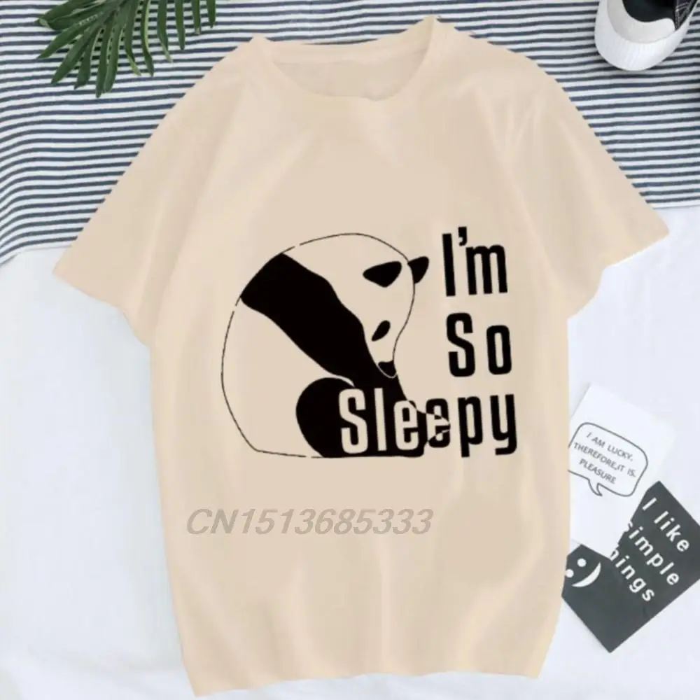 

Panda I'm So Sleepy Unisex Funny T-shirts NaNa Women Summer Casual Tee Shirts Tokyo Revengers Men Anime Printed Clothing