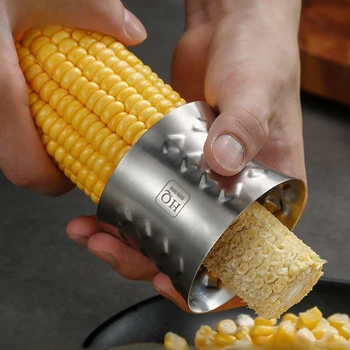 304 Stainless Steel Corn Sheller, Creative, Simple Household Attachment, Kitchen Vegetable Tools, Quick Manual Corn Grater Strip