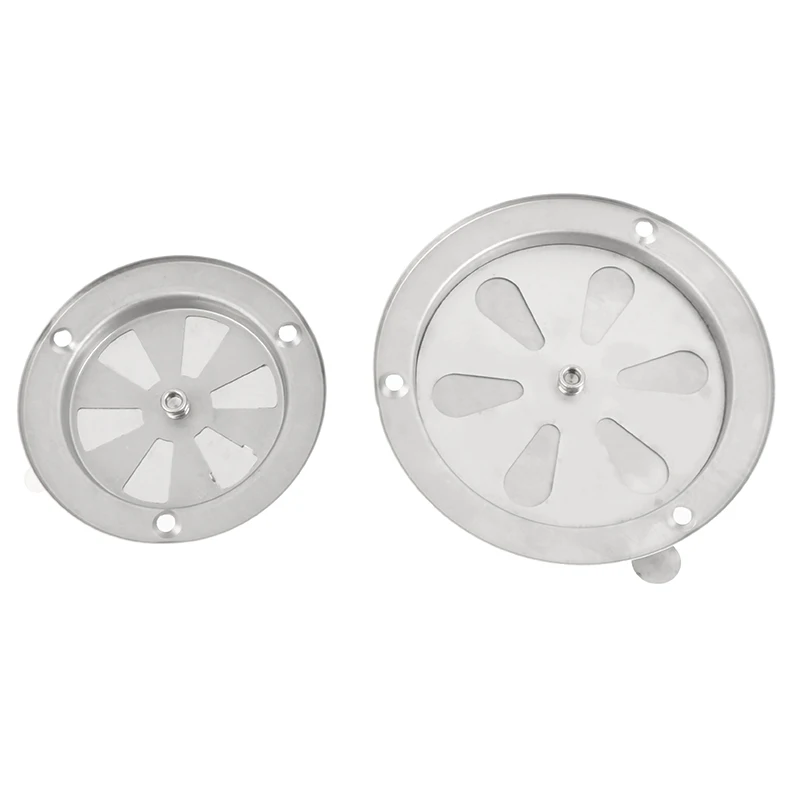 1pcs 5mm Adjustable Air Vent Grille Round Ducting Ventilation Grilles Cover BBQ Grill Smoker Exhaust Vent Stove