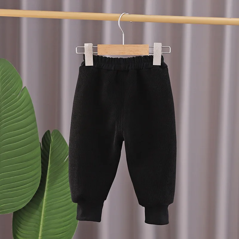 FJToddler-Pantalon Épais et Chaud pour Bébé Fille et Garçon, Costume Décontracté pour Enfant, Vêtement Sportif, Nouvelle Mode Hiver