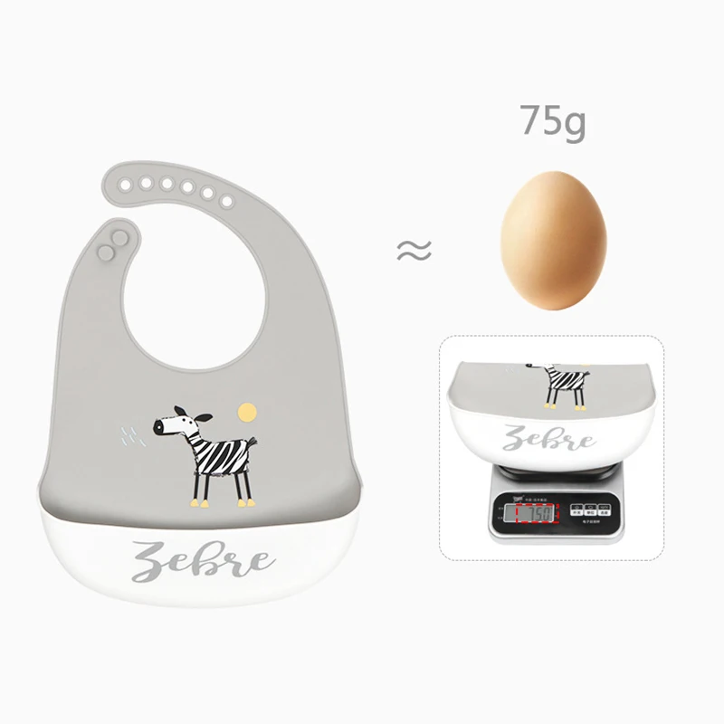 Silicone Baby Bibs Food Grade Adjustable Waterproof Baby Feedings Tableware Set Bib For Newborn Silicone Bibs For Girls Boys