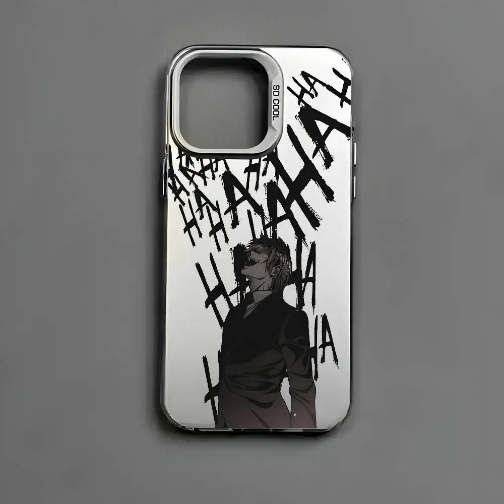 Aurora Multicolor Matte Metallic Phone Case with Light D-Death N-Note Design