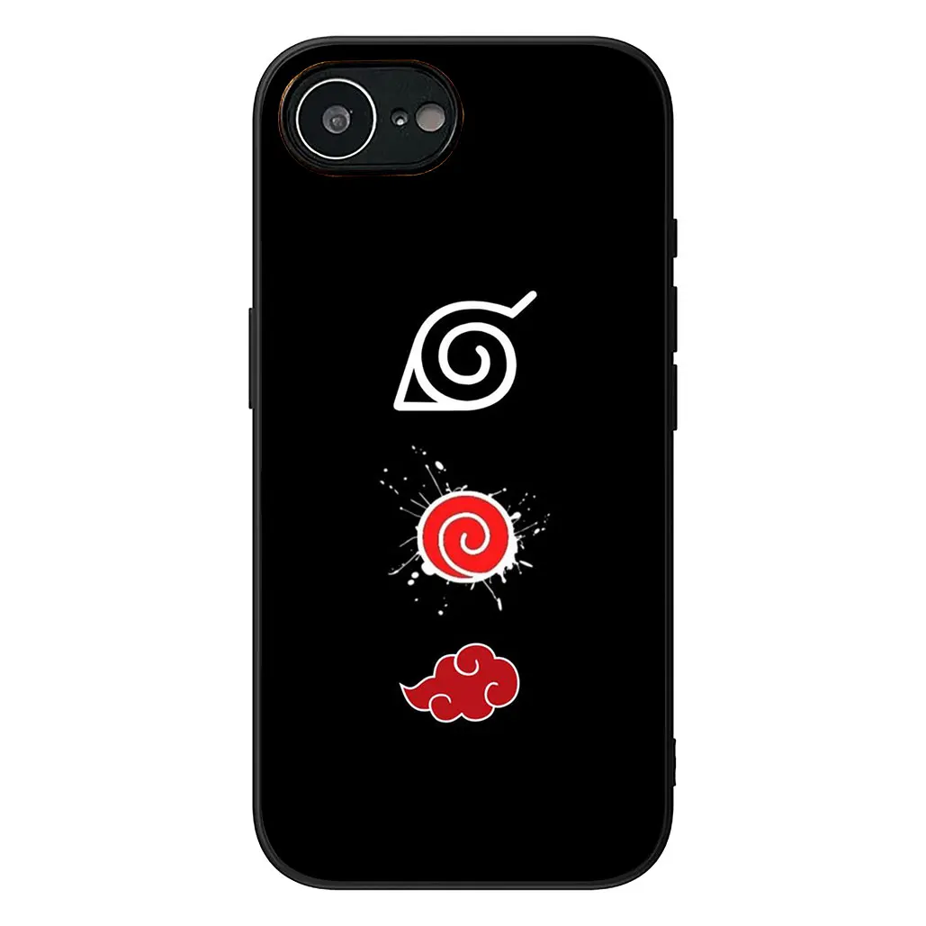 Cartoon Akatsuki Pain Naruto Logo Phone Cover Case