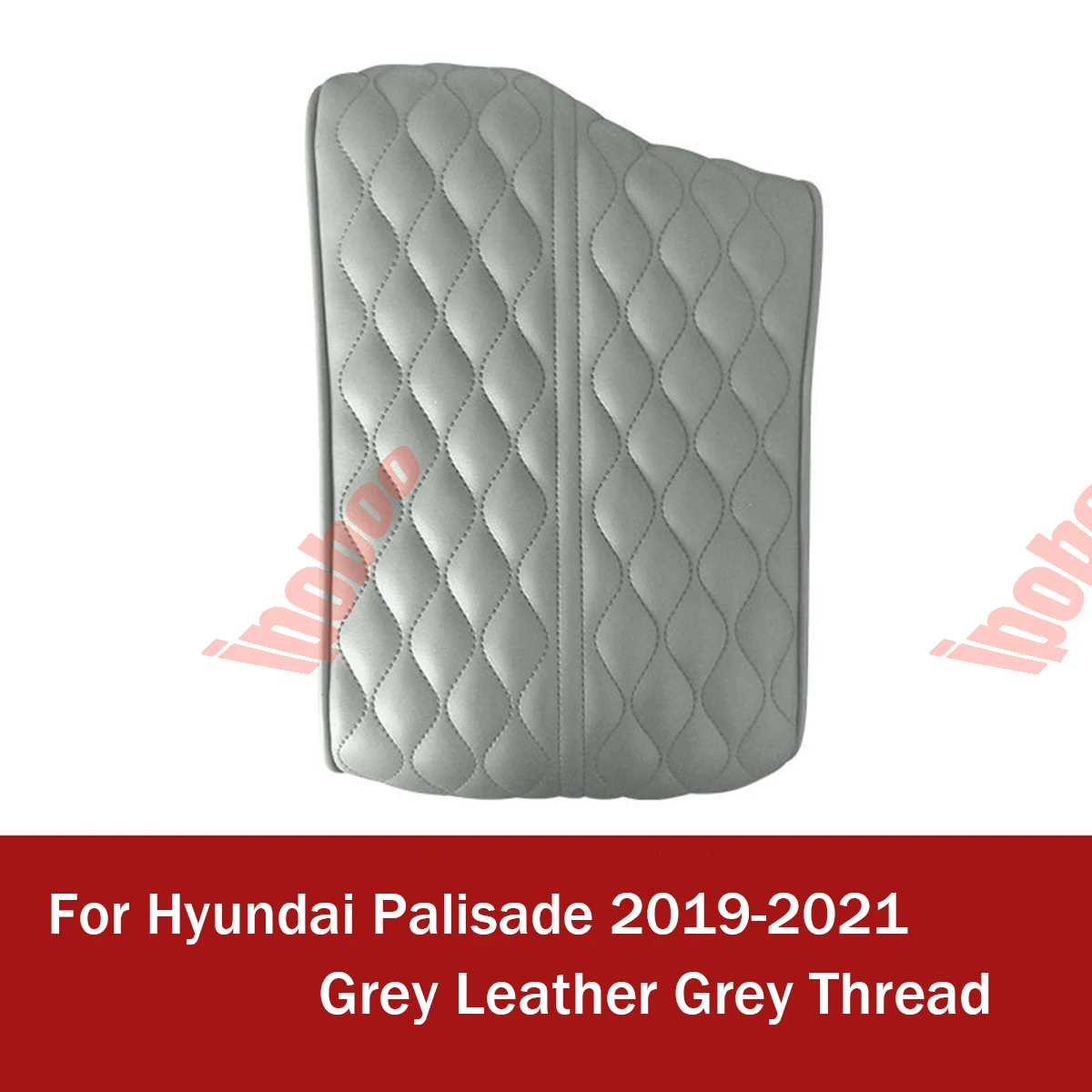Car Armrest Cover PU Leather Armrest Cushion Pad Glove Box Protector For Hyundai Palisade
