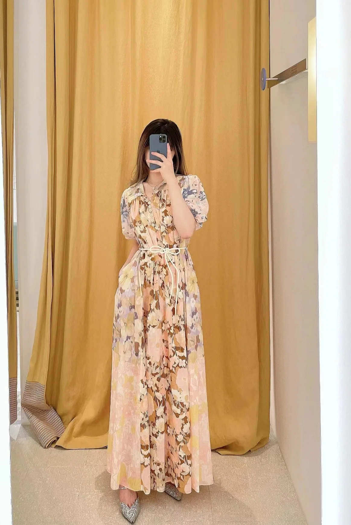 

Summer 2024 small fresh printed long and short dresses