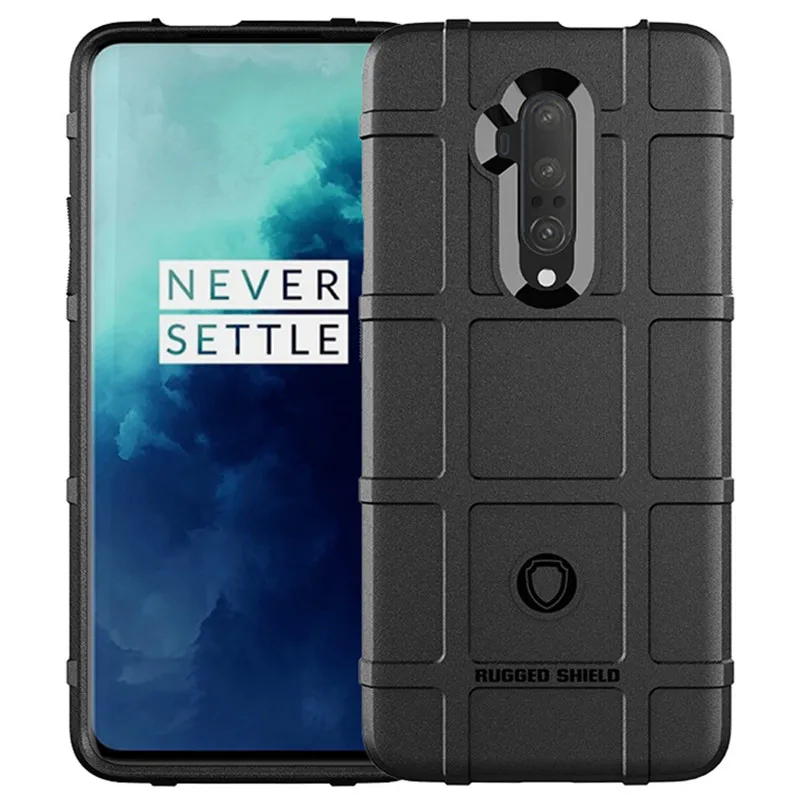 

Shockproof Silicone Shield Case for Oneplus 7t pro Anti Knock Phone Cover for oneplus 7t Pro Armor Matte Rubber Cases