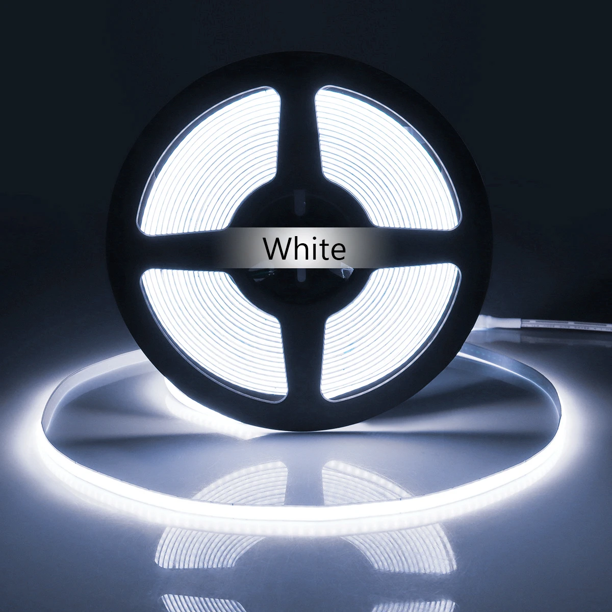 thumbnail image 1 of Tira de luces LED COB con interfaz Dupont, iluminación lineal de alta densidad, cinta flexible, lámpara paralela, estantes de armario, decoración, DC12V, 1 of 5