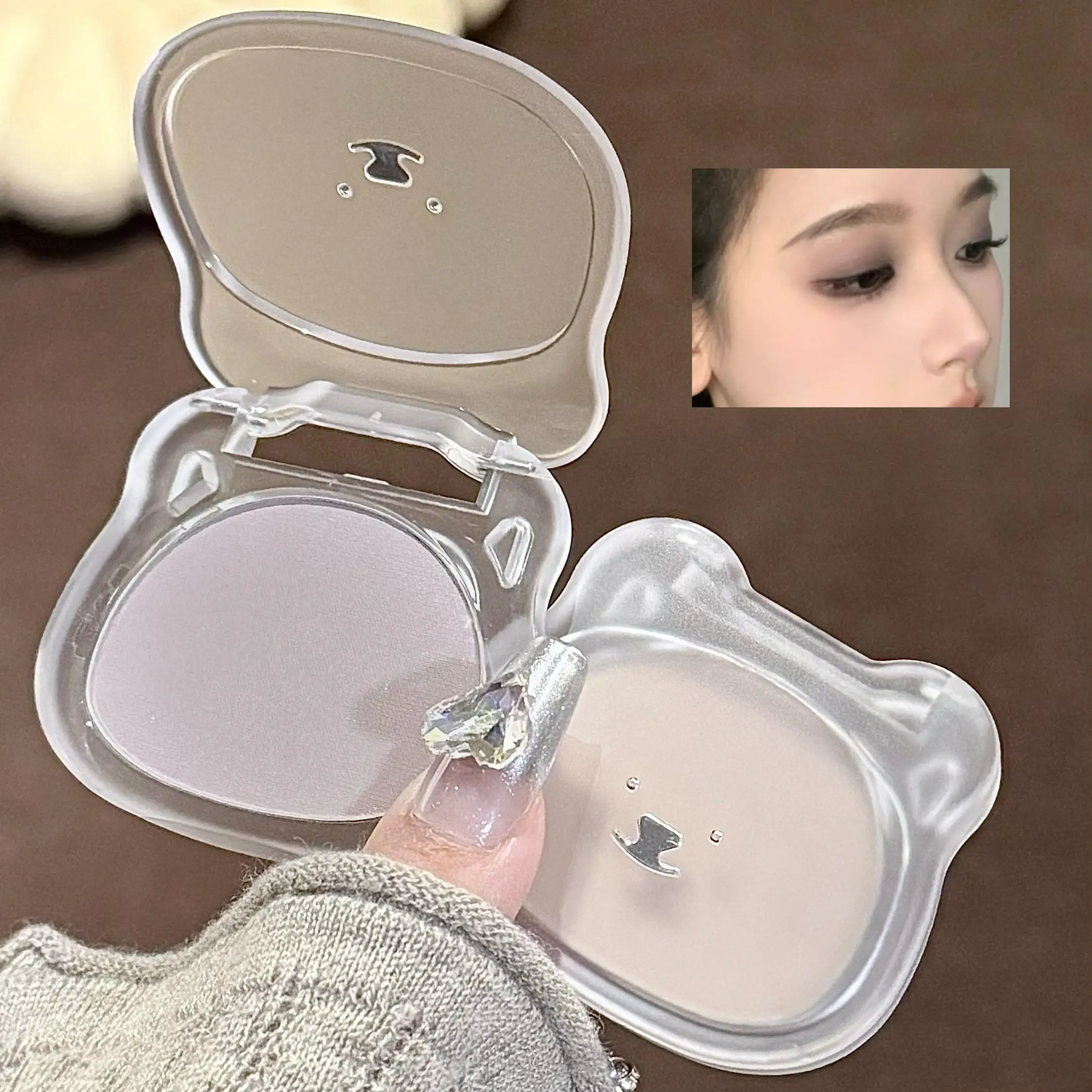 Kakashow Silky Matte Highlighter Powder for Contouring & Brightening 3D Makeup Look