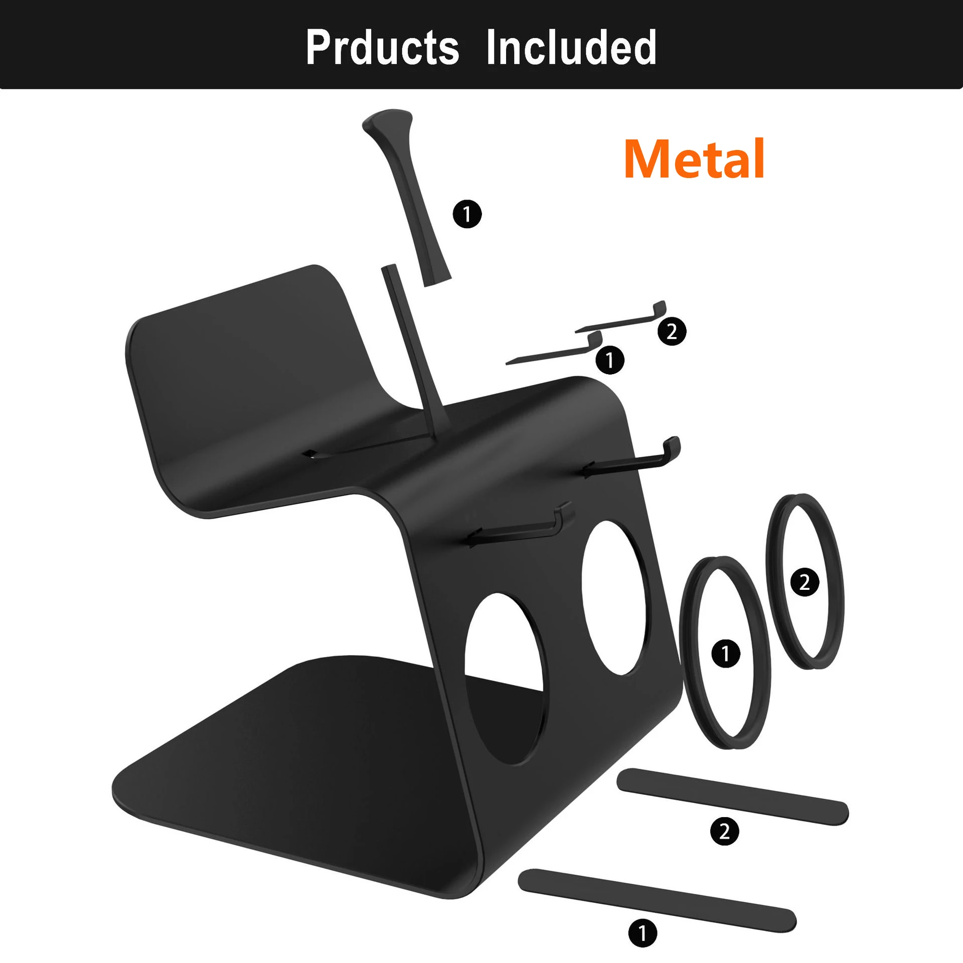 Metal VR Stand Headset Display Holder For Oculus Quest 2 VR Glasses Helmet Desktop Base For Oculus Quest 2 HTC Vive Accessories 