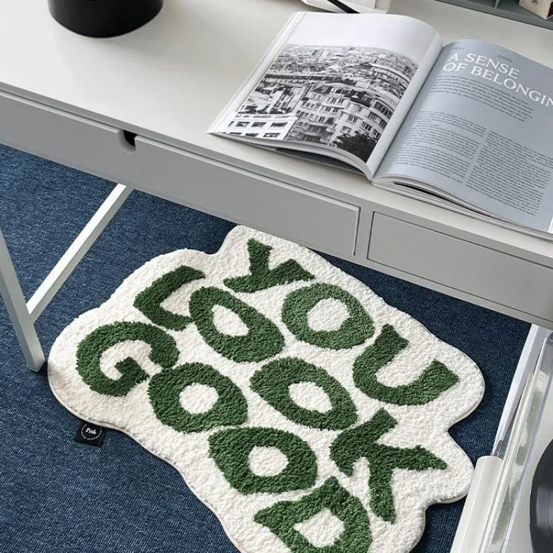 Vikama Non-Standard Letter Carpet Soft Anti-Slip Imitation Cashmere - Image 3