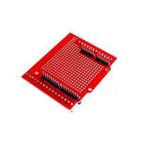 Proto Screw Shield for Arduino Open Source Reset Button D13 LED NEW For Breadboard 3.81 Terminal Double-sided PCB SMT Solder DIY - Image 2