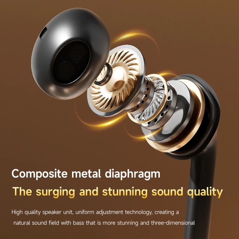 Mini Lapel-clip Bluetooth Headset Professional Karaoke Bluetooth Headphones Sports Gaming Stereo Earphones Handsfree Call TF Slo