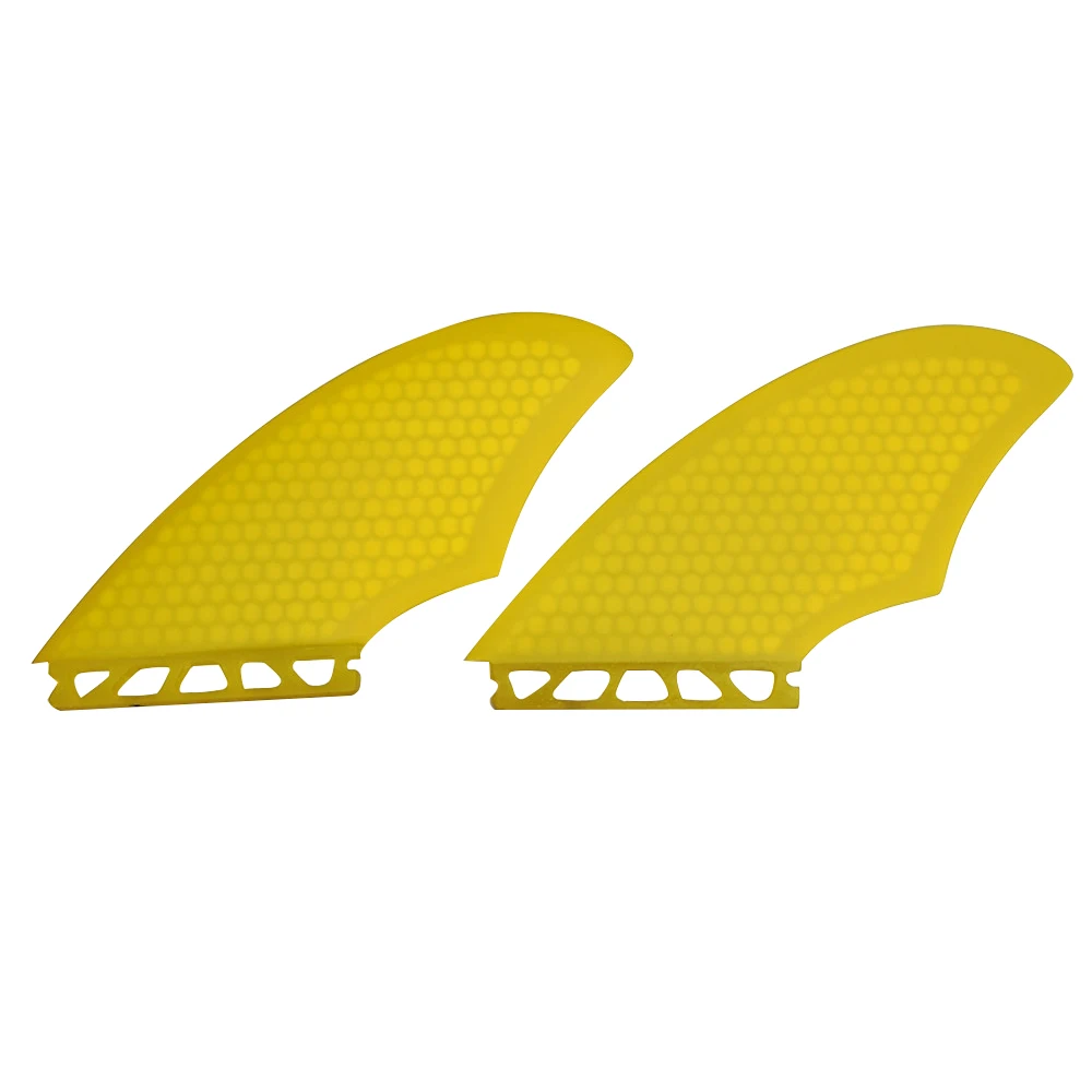 UPSURF FUTURE Keel Surf Twin Fins Set Honeycomb Fiberglass Surfboard Fins For Twin Board,Shortboard Keel Side Quilhas