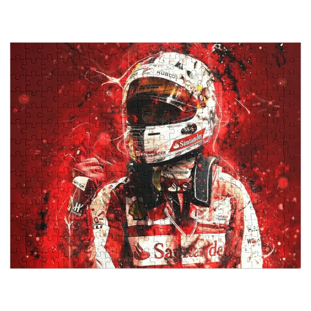 Sebastian Vettel Merch Jigsaw Puzzle Personalized Child Gift Personalize Puzzle waverider color blast legends of tomorrow jigsaw puzzle personalised name personalized child gift puzzle