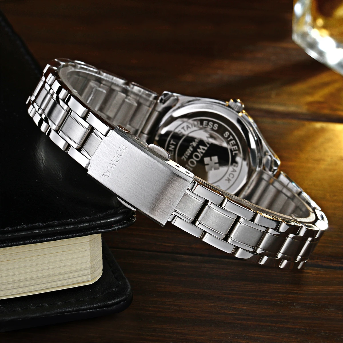 WWOOR New Fashion Women Watches Waterproof Top Brand Ladies Luxury Waterproof Stainless Steel Women Bracelet Watches Reloj Gift