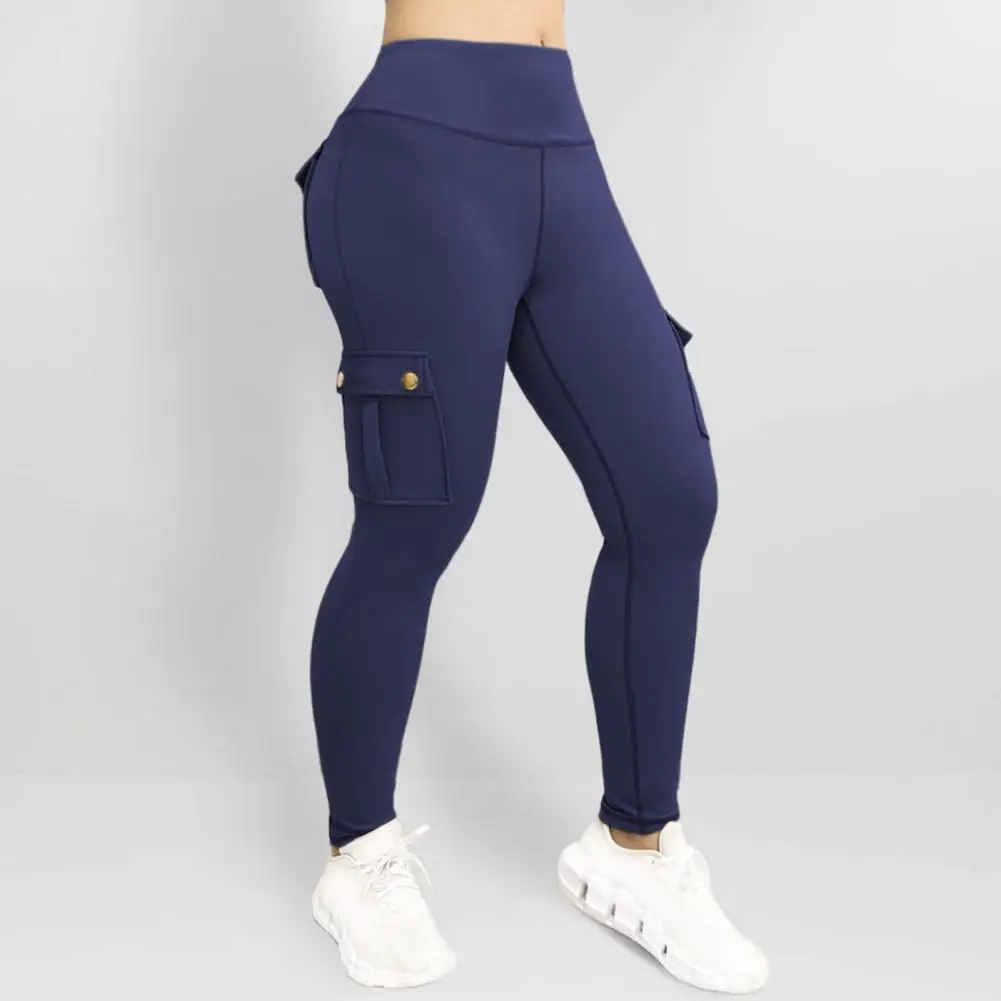 

Tummy Control Leggings High Waist Yoga Pants with Pockets for Women Slim Fit Athletic Leggings Breathable Workout for Ladies